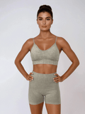 Melody Shorts – Clay activewear by ANCARTA – Australian athleisure brand