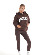 Organic Cotton Oversized Hoodie - Coffee activewear by ANCARTA – Australian athleisure brand