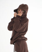 Organic Cotton Oversized Hoodie - Coffee activewear by ANCARTA – Australian athleisure brand