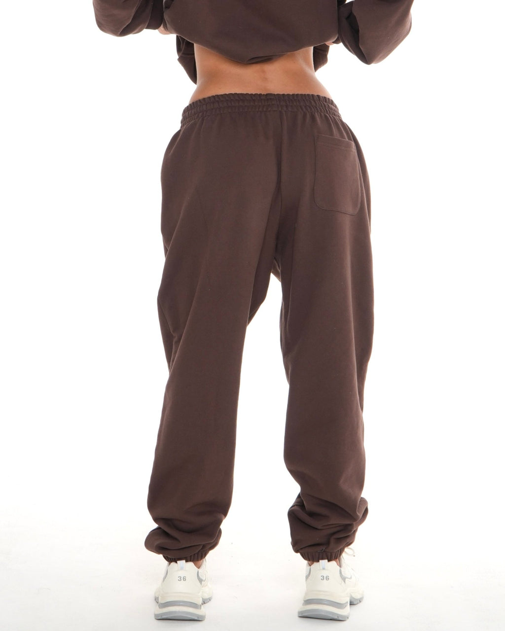 Organic Cotton Oversized Joggers - Coffee activewear by ANCARTA – Australian athleisure brand