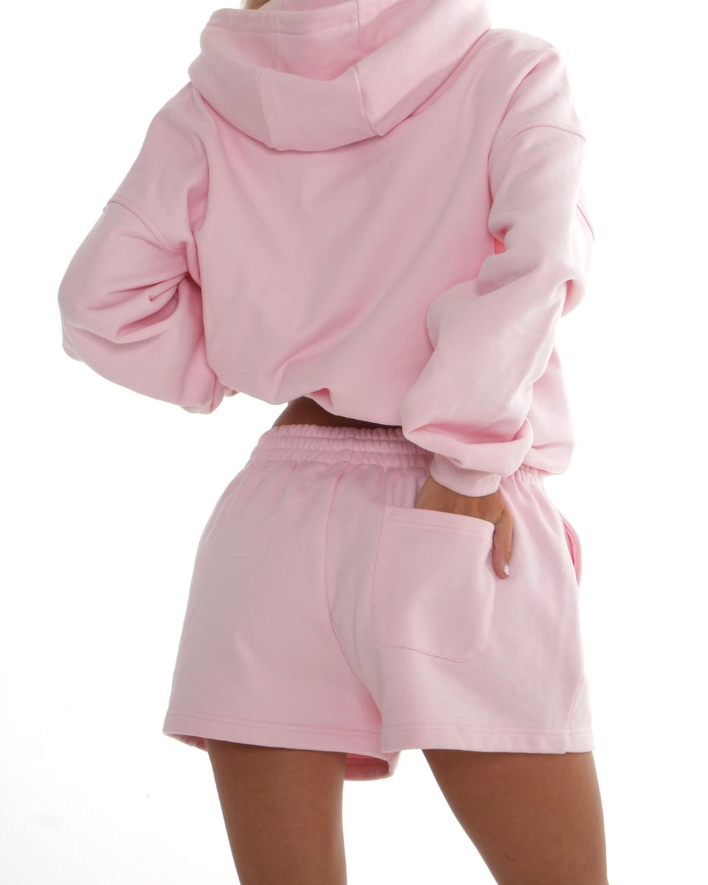 Organic Cotton Oversized Shorts - Pink activewear by ANCARTA – Australian athleisure brand
