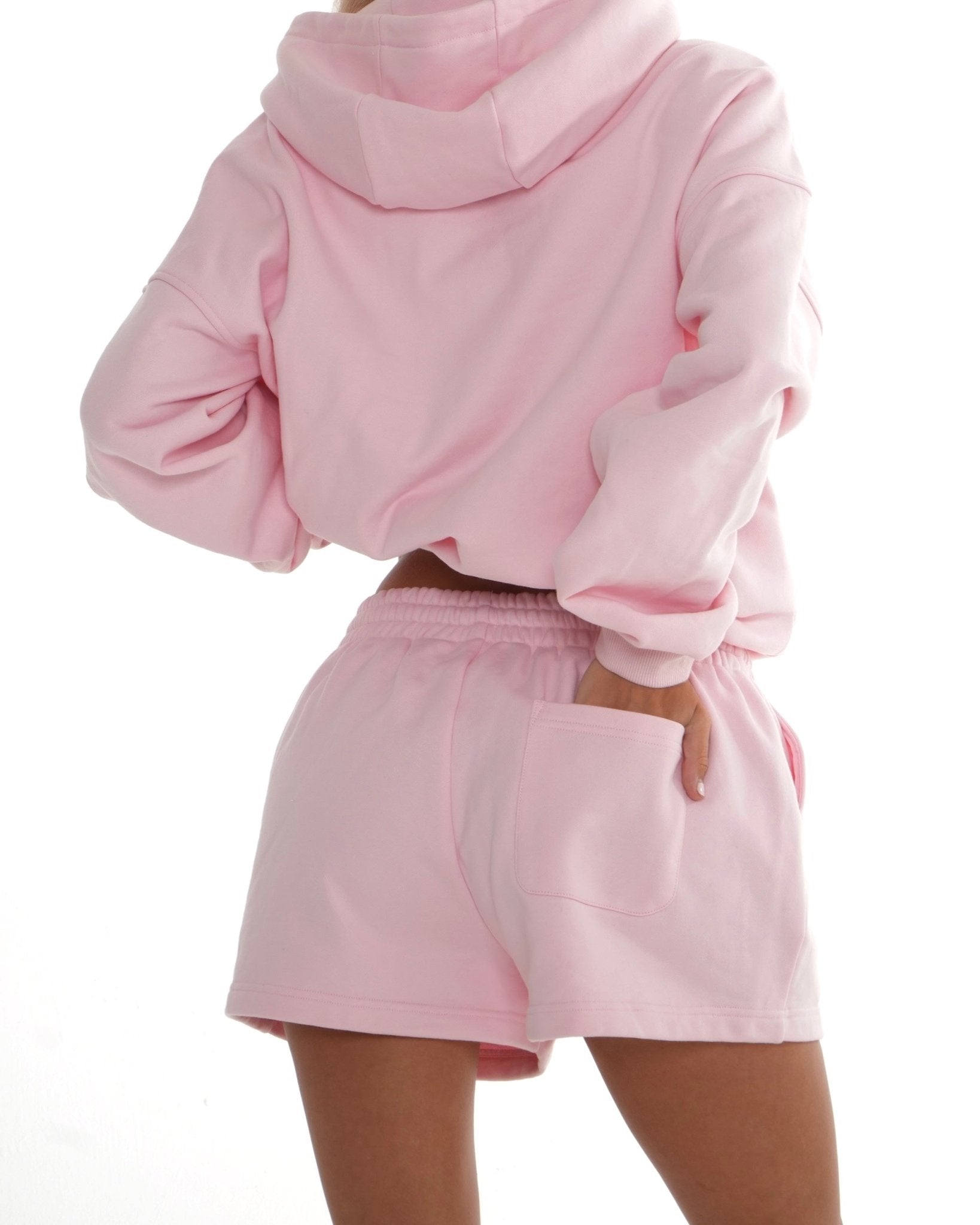Organic Cotton Oversized Shorts - Pink activewear by ANCARTA – Australian athleisure brand