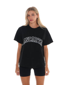 Organic Cotton Oversized Tee - Black activewear by ANCARTA – Australian athleisure brand