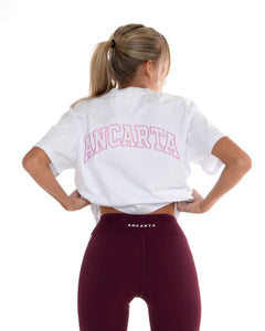 Organic Cotton Oversized Tee - Pink activewear by ANCARTA – Australian athleisure brand
