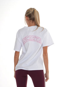 Organic Cotton Oversized Tee - Pink activewear by ANCARTA – Australian athleisure brand