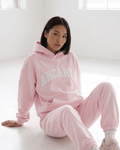 Organic Cotton Relaxed Hoodie in Pink Marshmallow – Ancarta