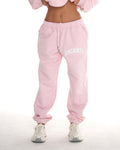 Organic Cotton Relaxed Joggers in Pink Marshmallow – Ancarta