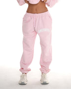 Organic Cotton Relaxed Joggers - Pink Marshmallow activewear by ANCARTA – Australian athleisure brand