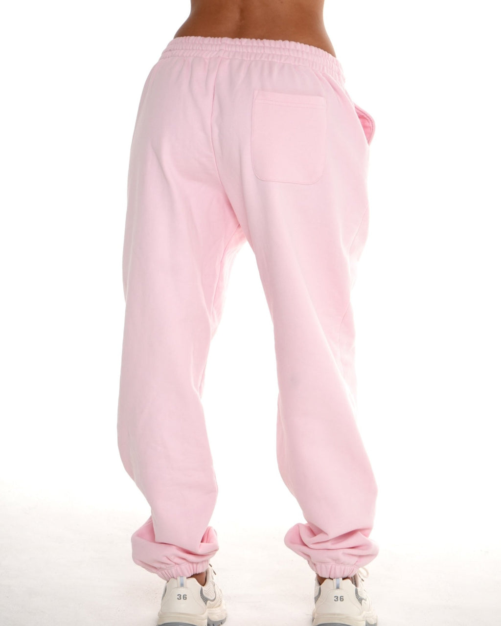 Organic Cotton Relaxed Joggers - Pink Marshmallow activewear by ANCARTA – Australian athleisure brand