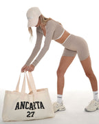 Oversized 27 Tote Bag — Recycled Cotton activewear by ANCARTA – Australian athleisure brand