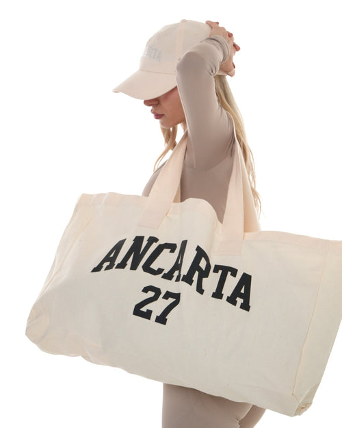 Oversized 27 Tote Bag in Recycled Cotton – Ancarta