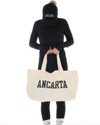 Oversized Tote Bag — Recycled Cotton activewear by ANCARTA – Australian athleisure brand