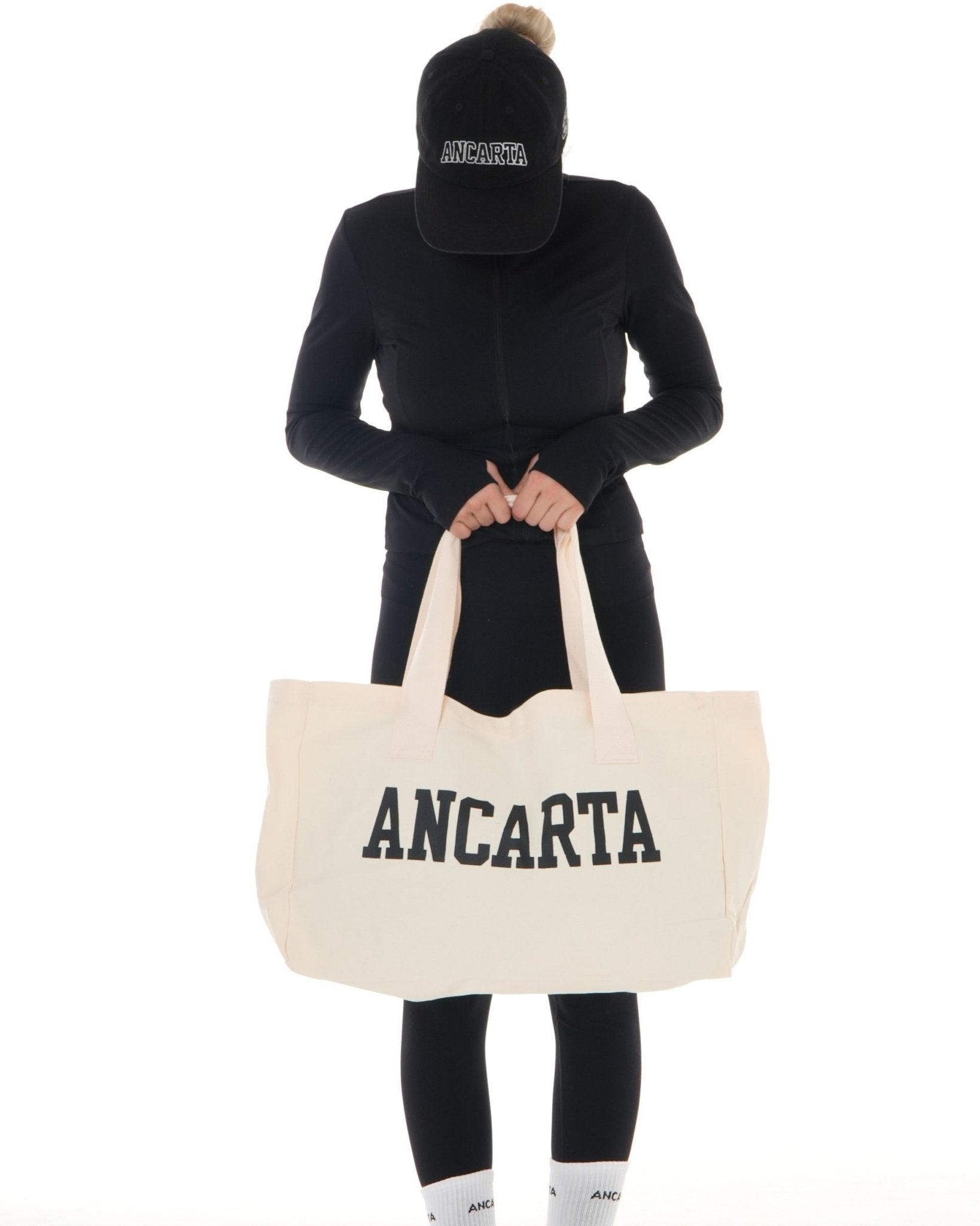 Oversized Tote Bag — Recycled Cotton activewear by ANCARTA – Australian athleisure brand
