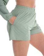 Pace Shorts – Eucalyptus activewear by ANCARTA – Australian athleisure brand