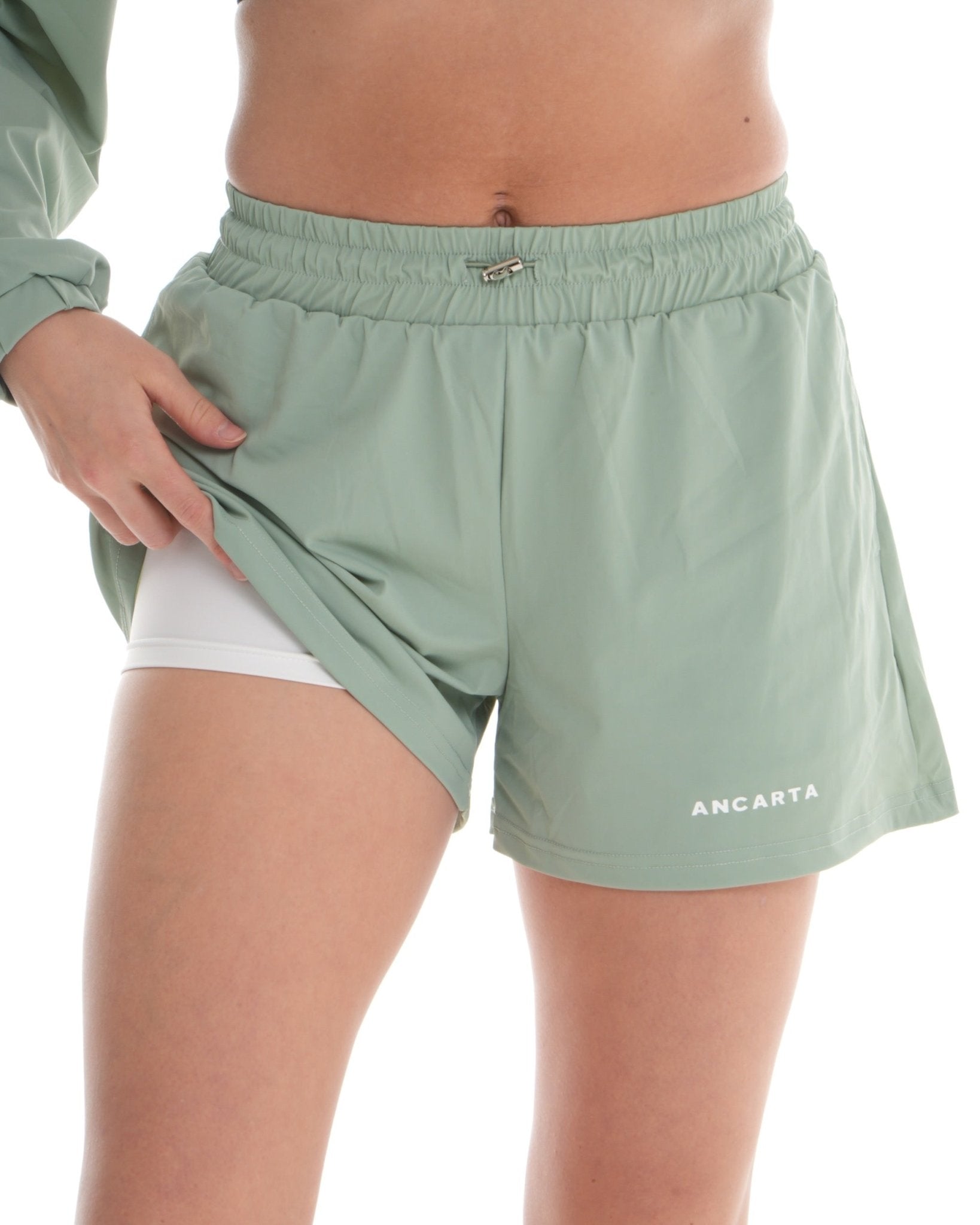 Pace Shorts – Eucalyptus activewear by ANCARTA – Australian athleisure brand