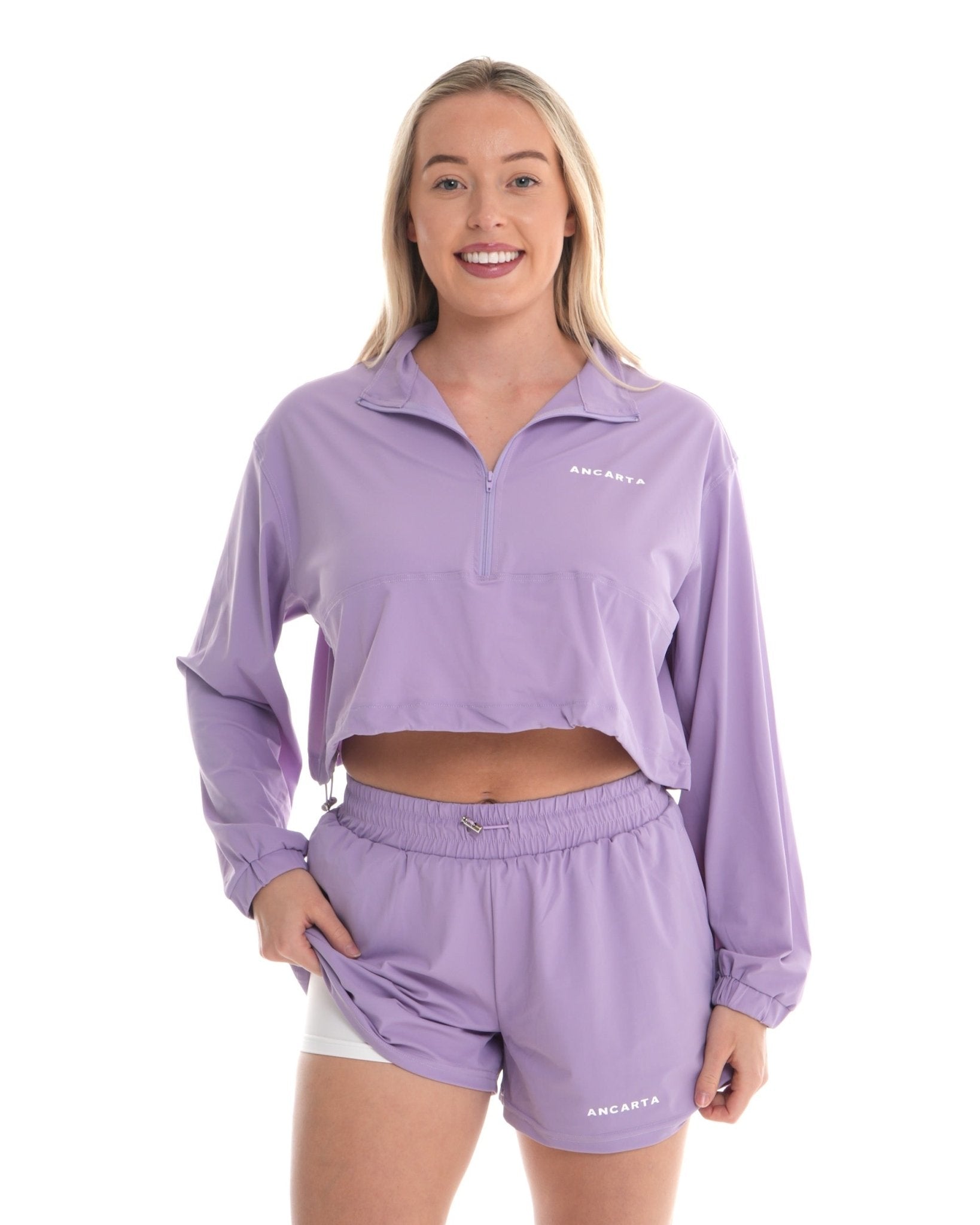 Pace Shorts – Lilac activewear by ANCARTA – Australian athleisure brand