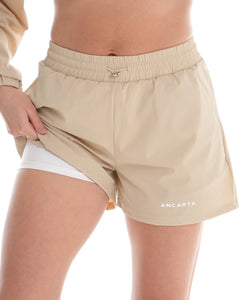 Pace Shorts – Vanilla activewear by ANCARTA – Australian athleisure brand