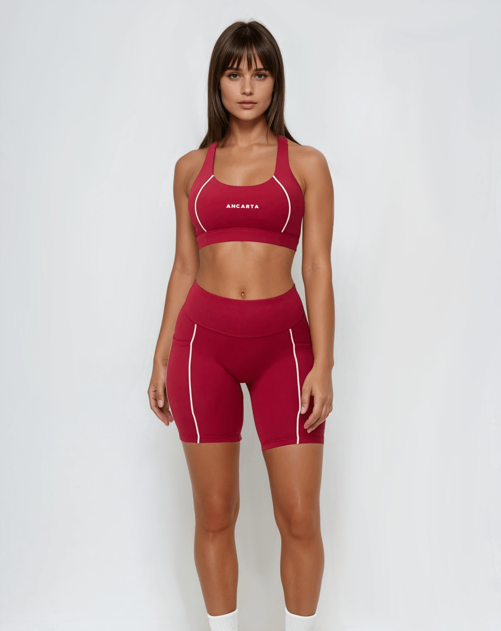 Phase Shorts – Core Red activewear by ANCARTA – Australian athleisure brand