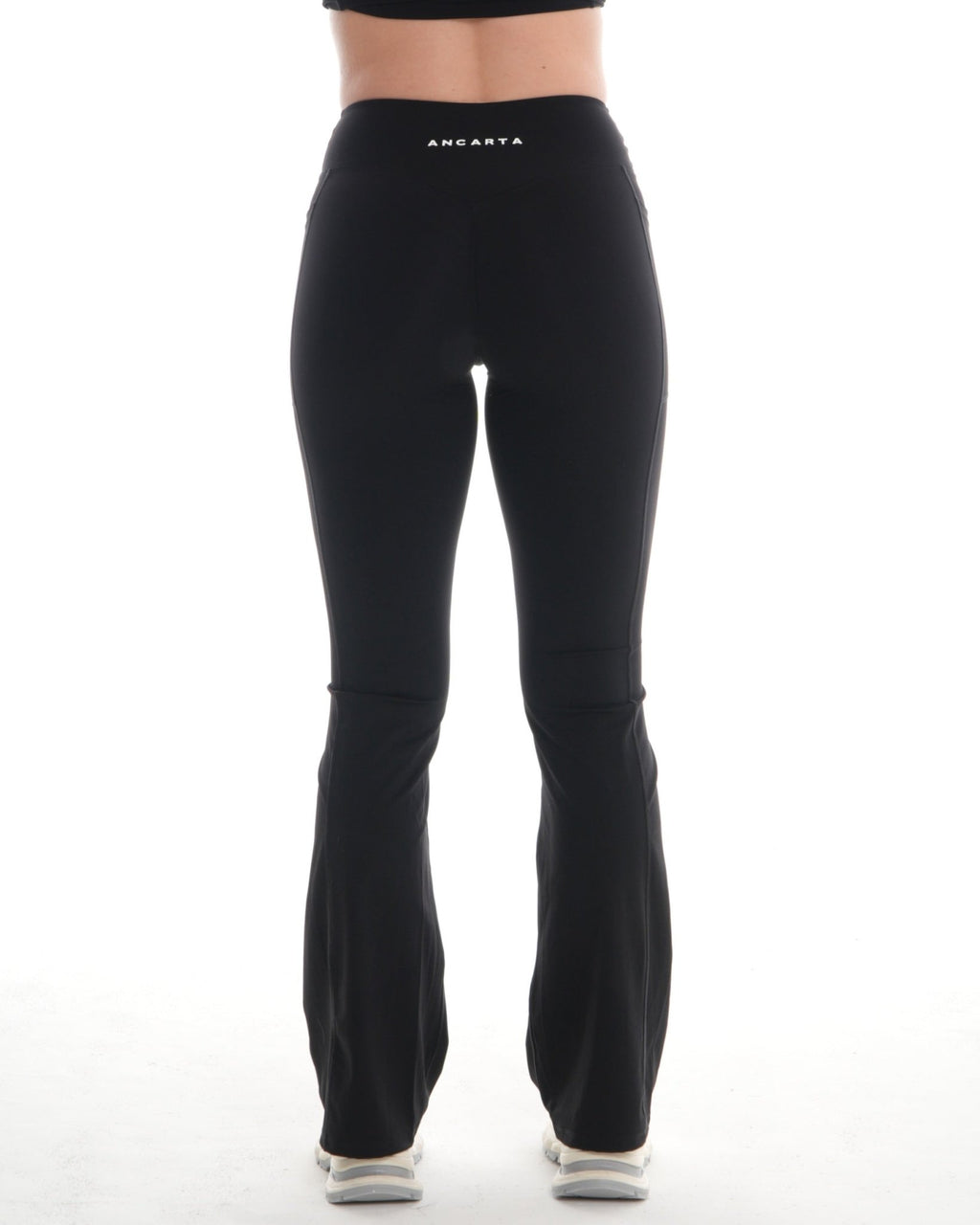 Refine Flared Leggings – Midnight activewear by ANCARTA – Australian athleisure brand