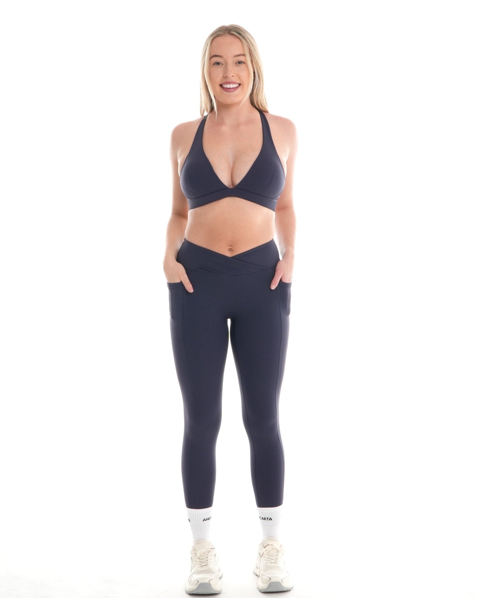 Refine Leggings – Deep Ocean activewear by ANCARTA – Australian athleisure brand