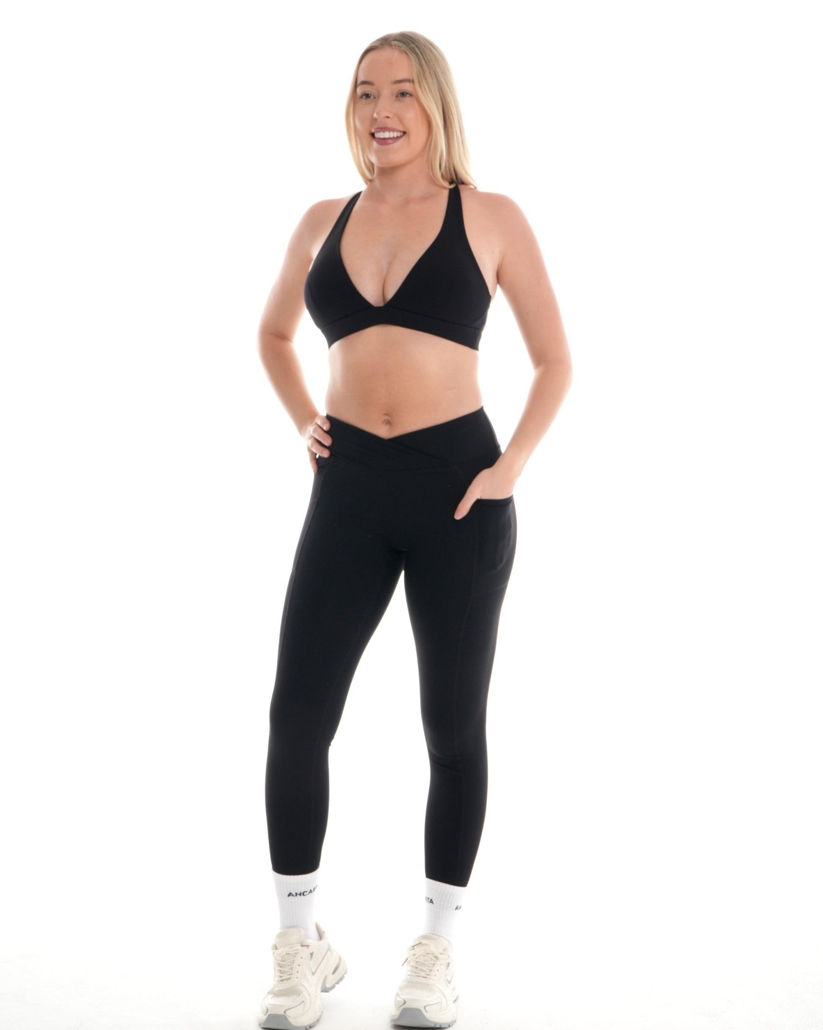 Refine Leggings – Midnight activewear by ANCARTA – Australian athleisure brand