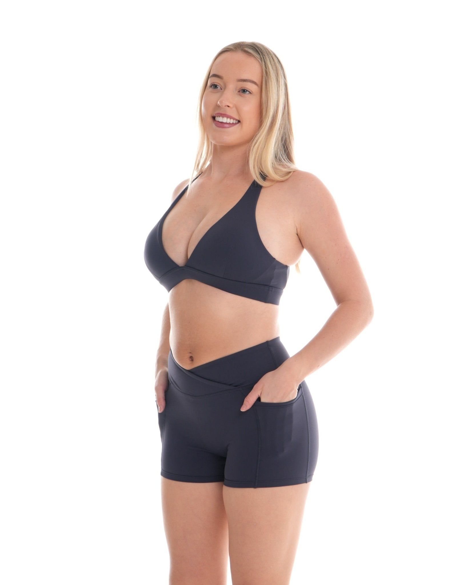 Refine Shorts – Deep Ocean activewear by ANCARTA – Australian athleisure brand
