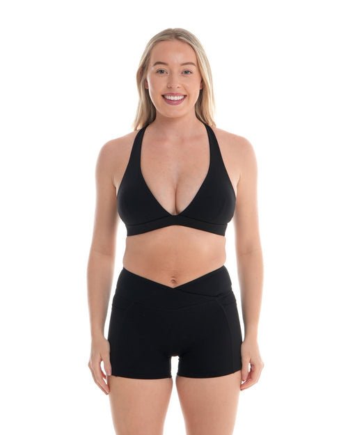 Refine Gym Shorts in Midnight – Ancarta women's activewear
