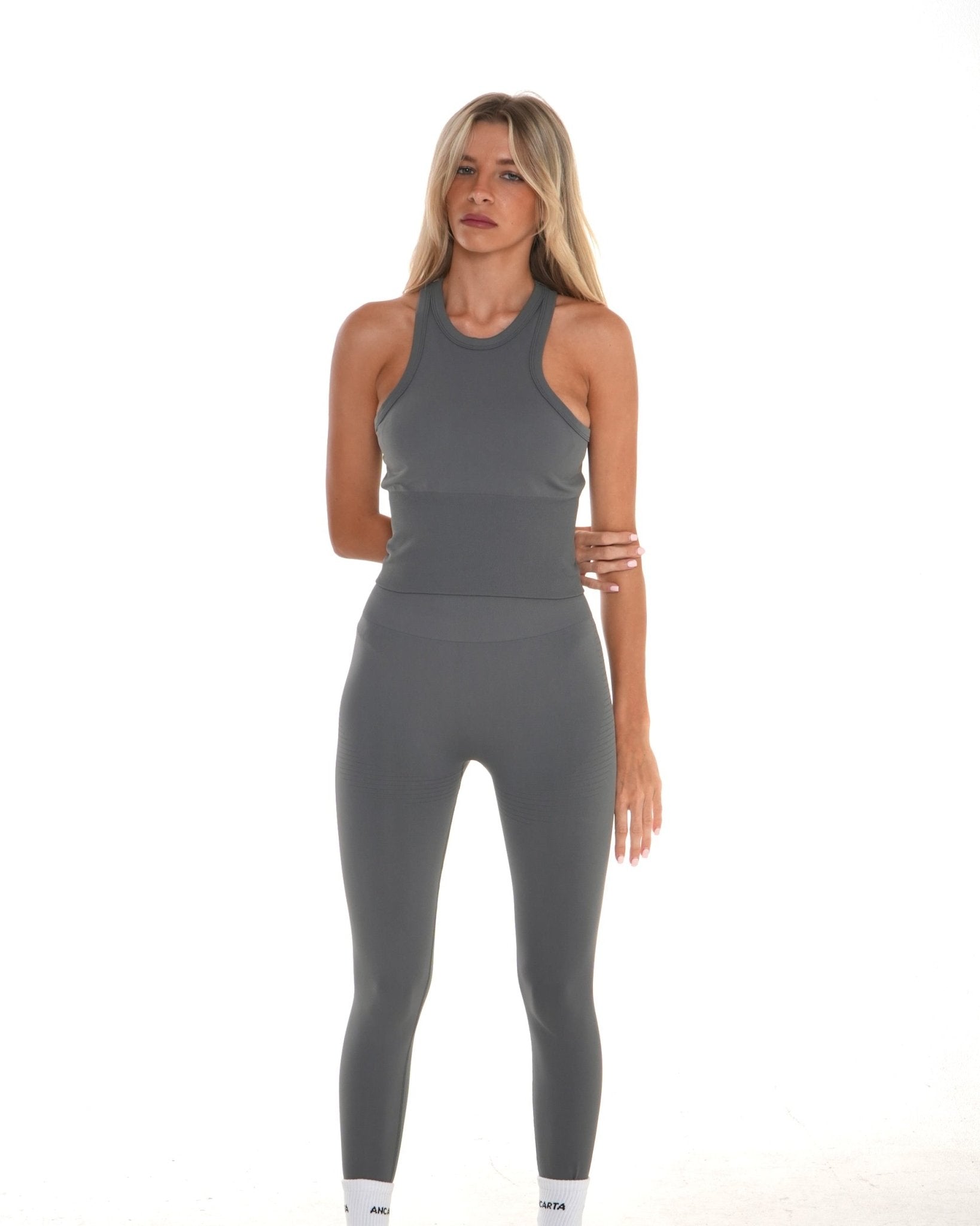 Skye Leggings – Slate activewear by ANCARTA – Australian athleisure brand