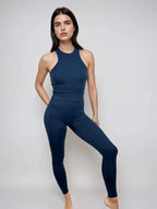 Skye Leggings – Storm Navy activewear by ANCARTA – Australian athleisure brand