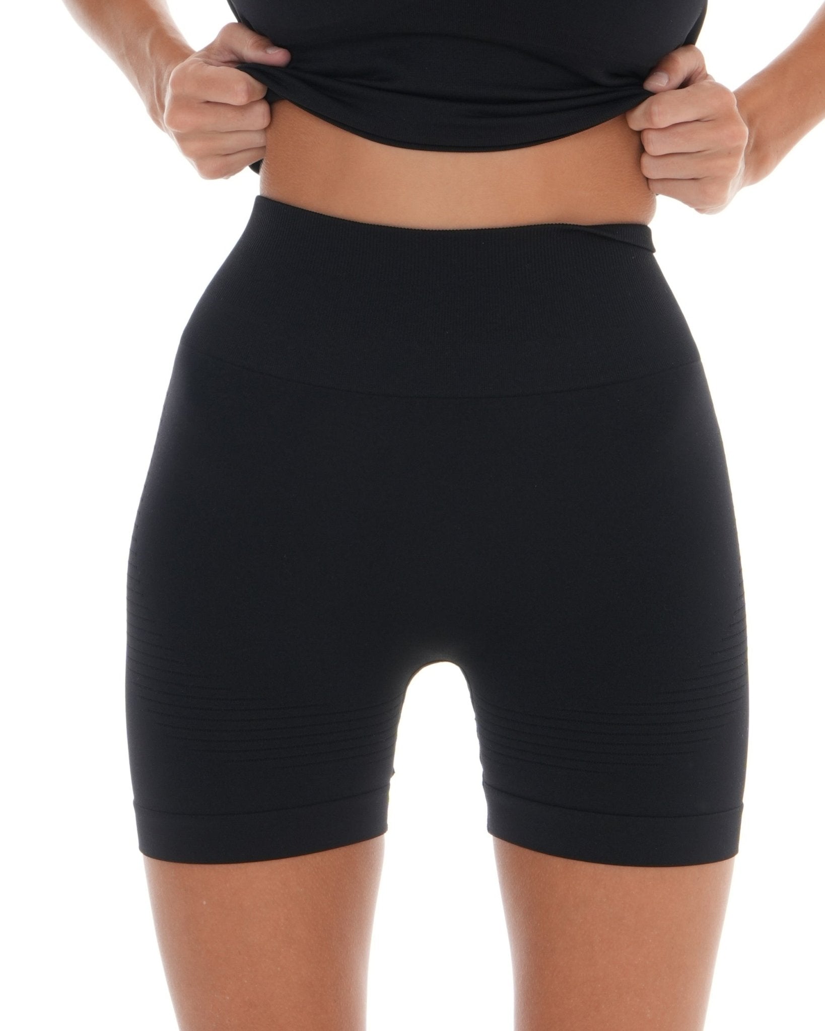 Skye Shorts – Black activewear by ANCARTA – Australian athleisure brand