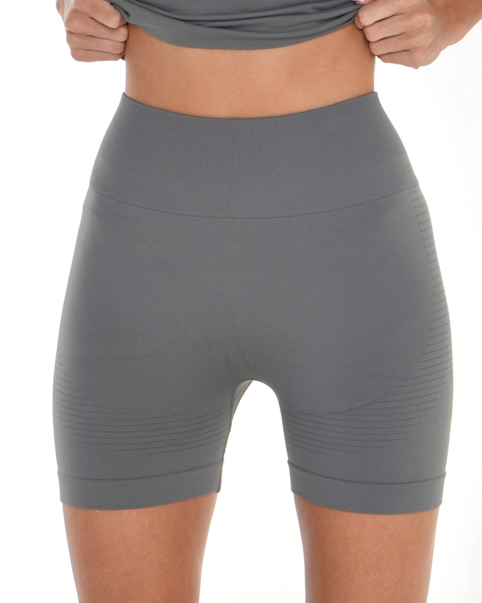 Skye Shorts – Slate activewear by ANCARTA – Australian athleisure brand