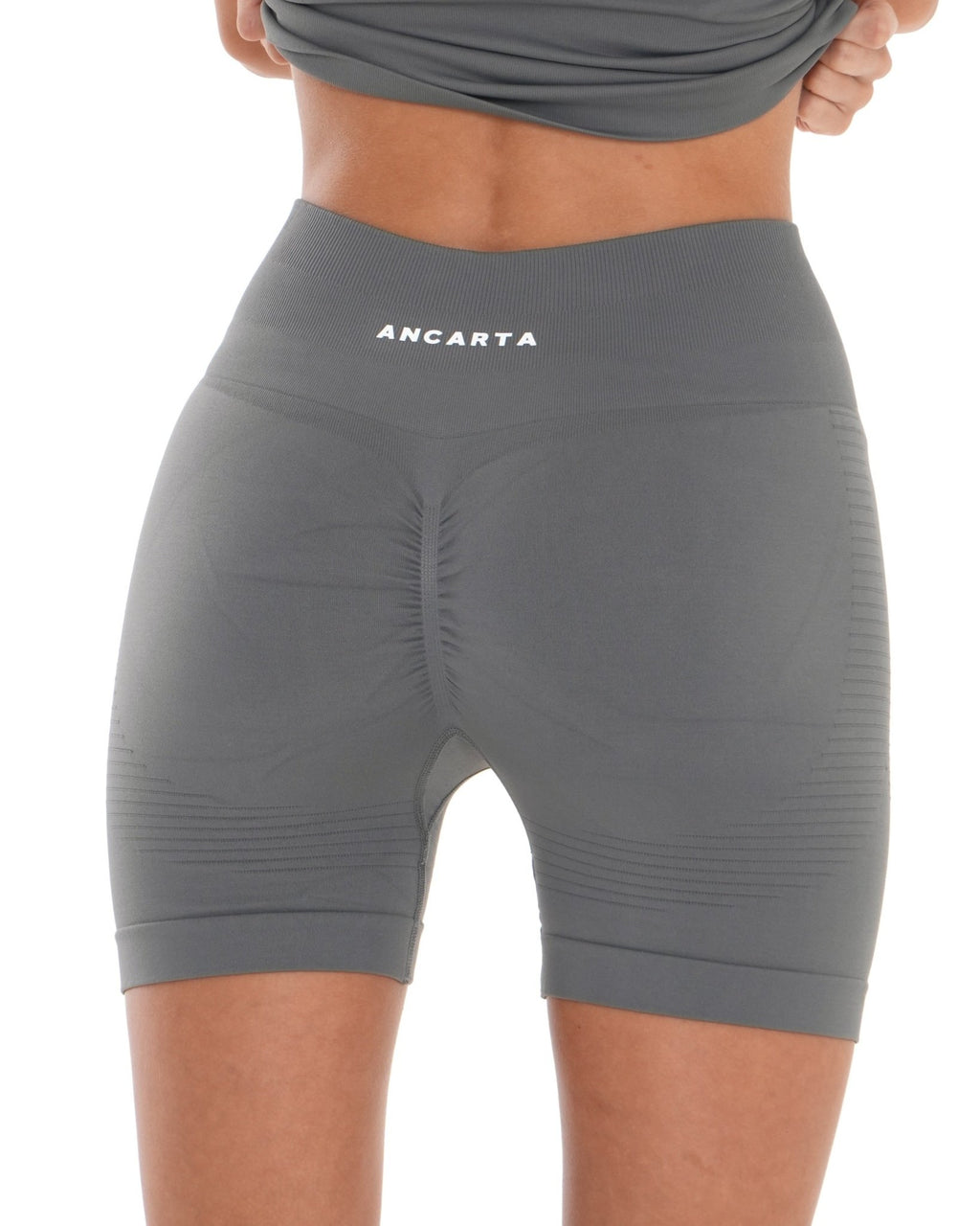 Skye Shorts – Slate activewear by ANCARTA – Australian athleisure brand