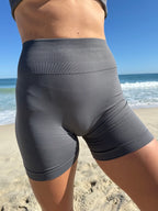 Skye Shorts – Slate activewear by ANCARTA – Australian athleisure brand