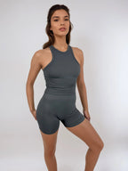 Skye Shorts – Slate activewear by ANCARTA – Australian athleisure brand