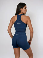 Skye Shorts – Storm Navy activewear by ANCARTA – Australian athleisure brand