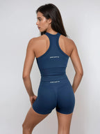 Skye Shorts – Storm Navy activewear by ANCARTA – Australian athleisure brand