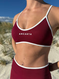 Vital 3 - Piece Set — Deep Cherry activewear by ANCARTA – Australian athleisure brand
