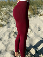 Vital 3 - Piece Set — Deep Cherry activewear by ANCARTA – Australian athleisure brand