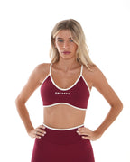 Vital Bra – Deep Cherry activewear by ANCARTA – Australian athleisure brand
