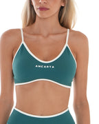 Vital Bra – Deep Teal activewear by ANCARTA – Australian athleisure brand