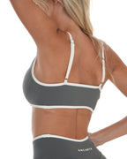 Vital Bra – Soft Slate activewear by ANCARTA – Australian athleisure brand