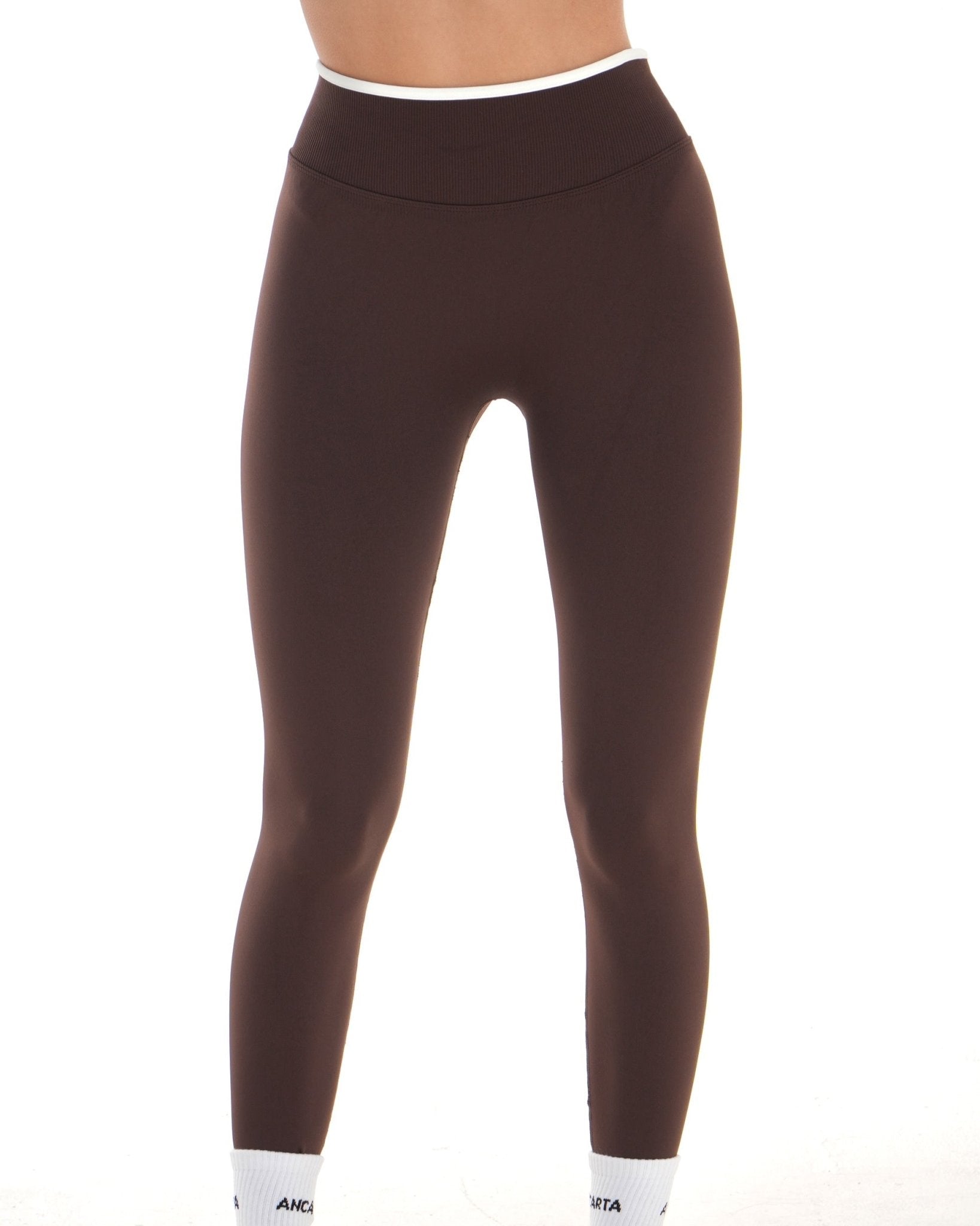 Vital Leggings – Coffee activewear by ANCARTA – Australian athleisure brand