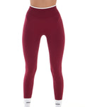 Vital Leggings – Deep Cherry activewear by ANCARTA – Australian athleisure brand