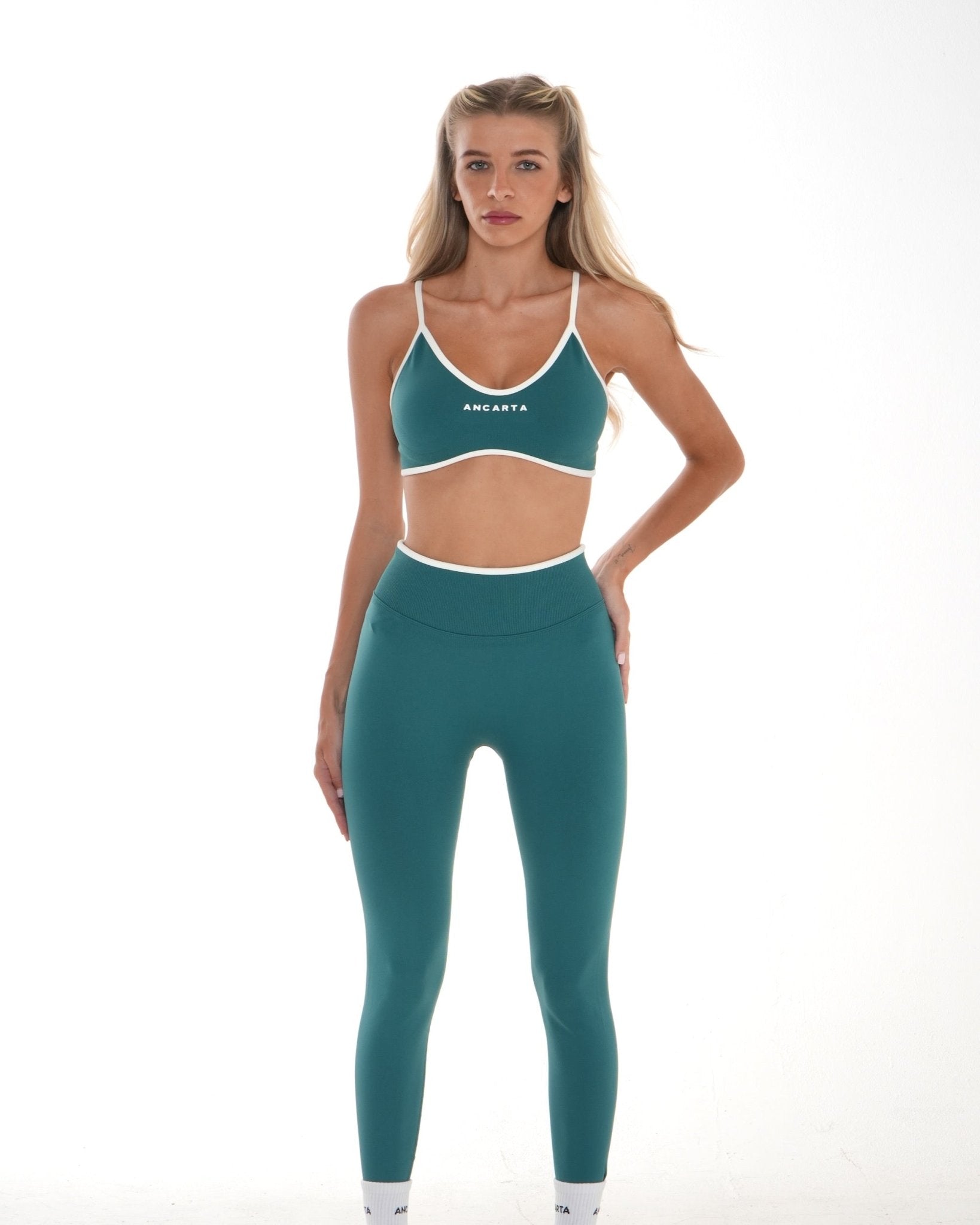 Vital Leggings – Deep Teal activewear by ANCARTA – Australian athleisure brand