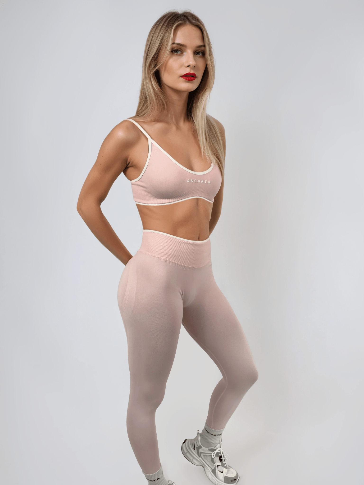 Vital Leggings – Soft Pink activewear by ANCARTA – Australian athleisure brand