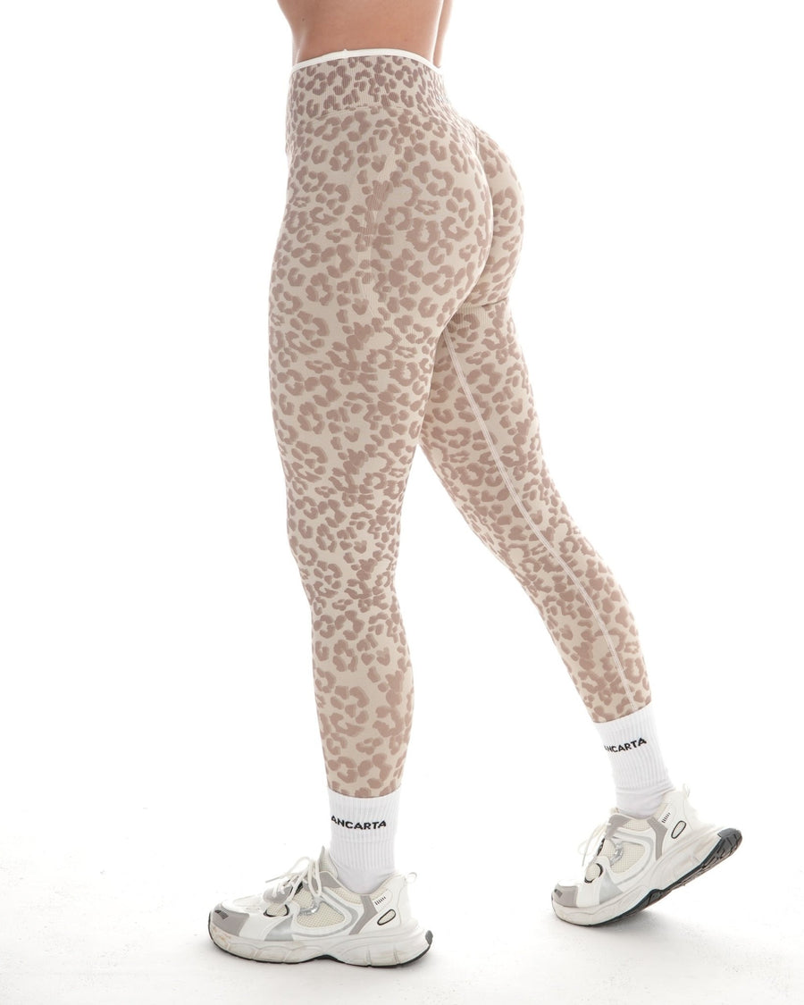 Legging Vital Leopard – Beige