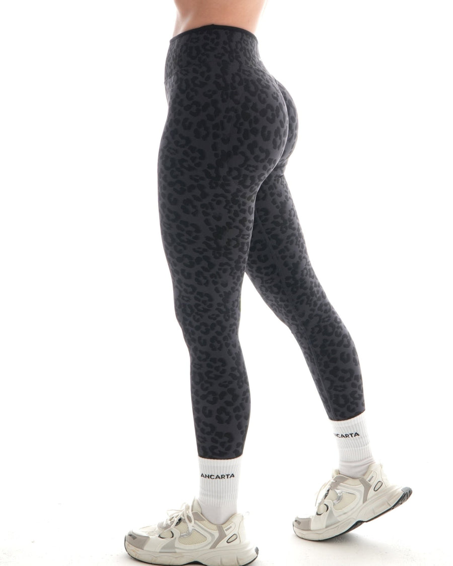 Legging Vital Leopard – Noir