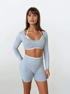 Vital Long Sleeve Crop — Salt Air activewear by ANCARTA – Australian athleisure brand