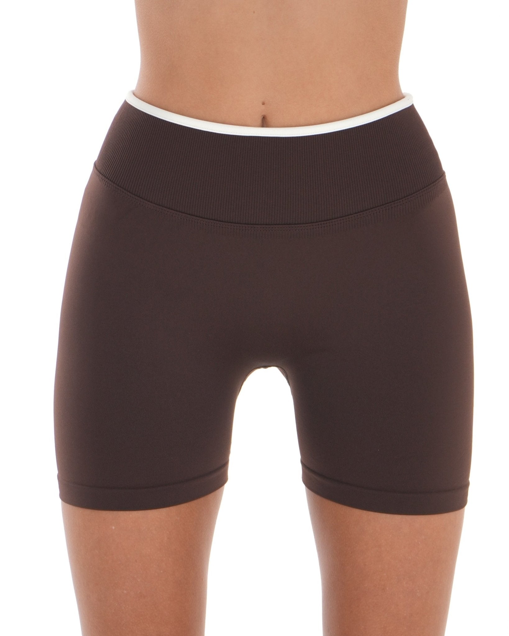 Vital Shorts – Coffee activewear by ANCARTA – Australian athleisure brand