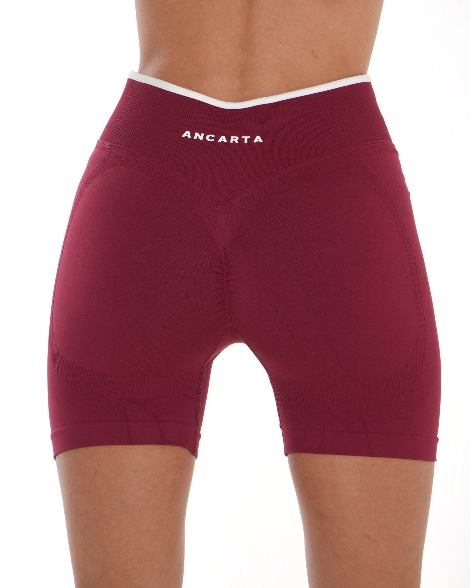 Vital Shorts – Deep Cherry activewear by ANCARTA – Australian athleisure brand